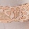2 yards Light Peach Stretch Lace Trim 1" Floral Elastic Ribbon for Sewing Lingerie & Craft Projects
